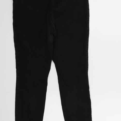 H&M Womens Black  Denim Skinny Jeans Size 14 L26 in