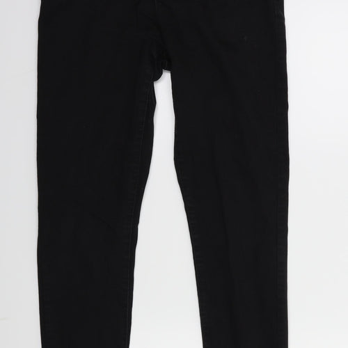 Denim & Co. Womens Black  Denim Skinny Jeans Size 14 L26 in