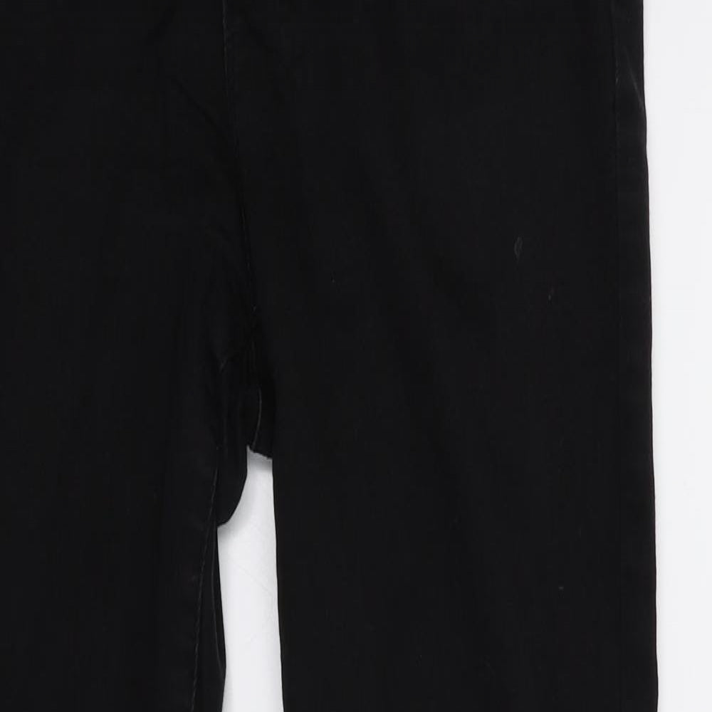 Denim & Co. Womens Black  Denim Skinny Jeans Size 14 L26 in