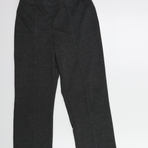 Bonmarché Womens Grey   Cropped Trousers Size 10 L23 in