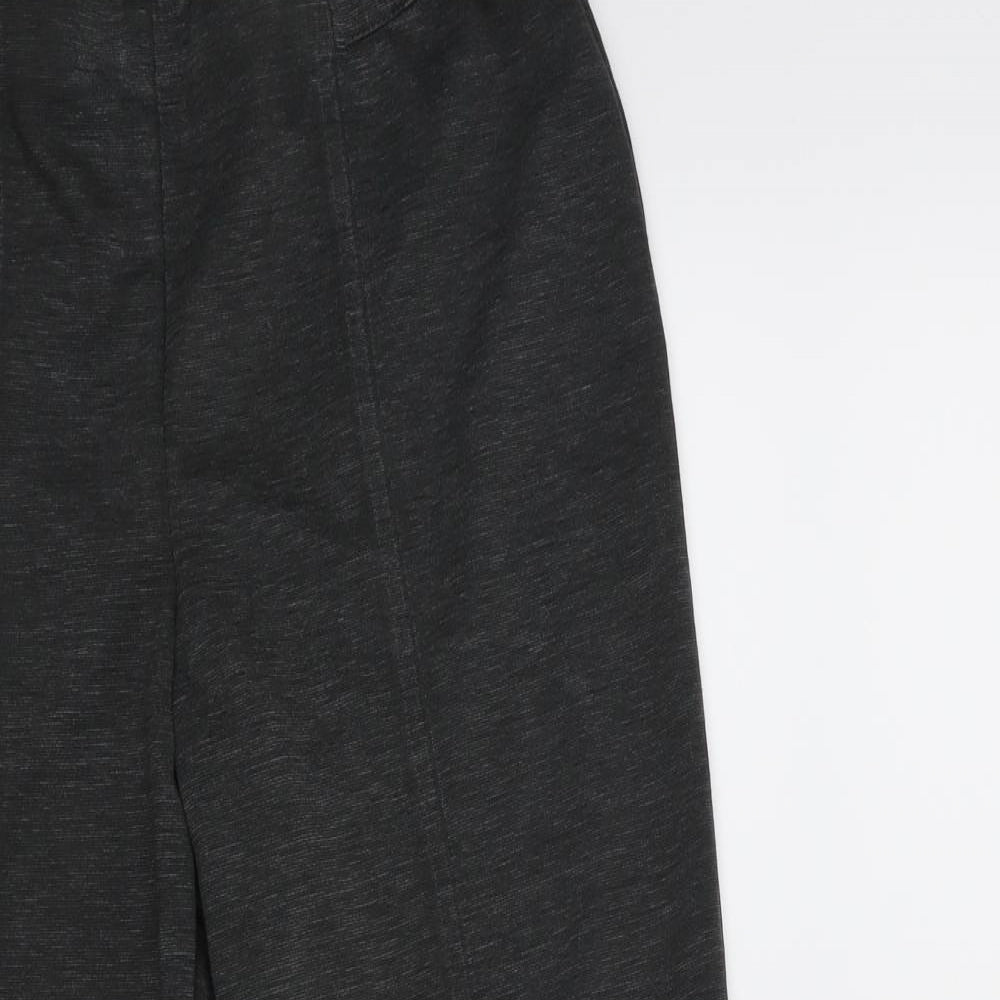 Bonmarché Womens Grey   Cropped Trousers Size 10 L23 in