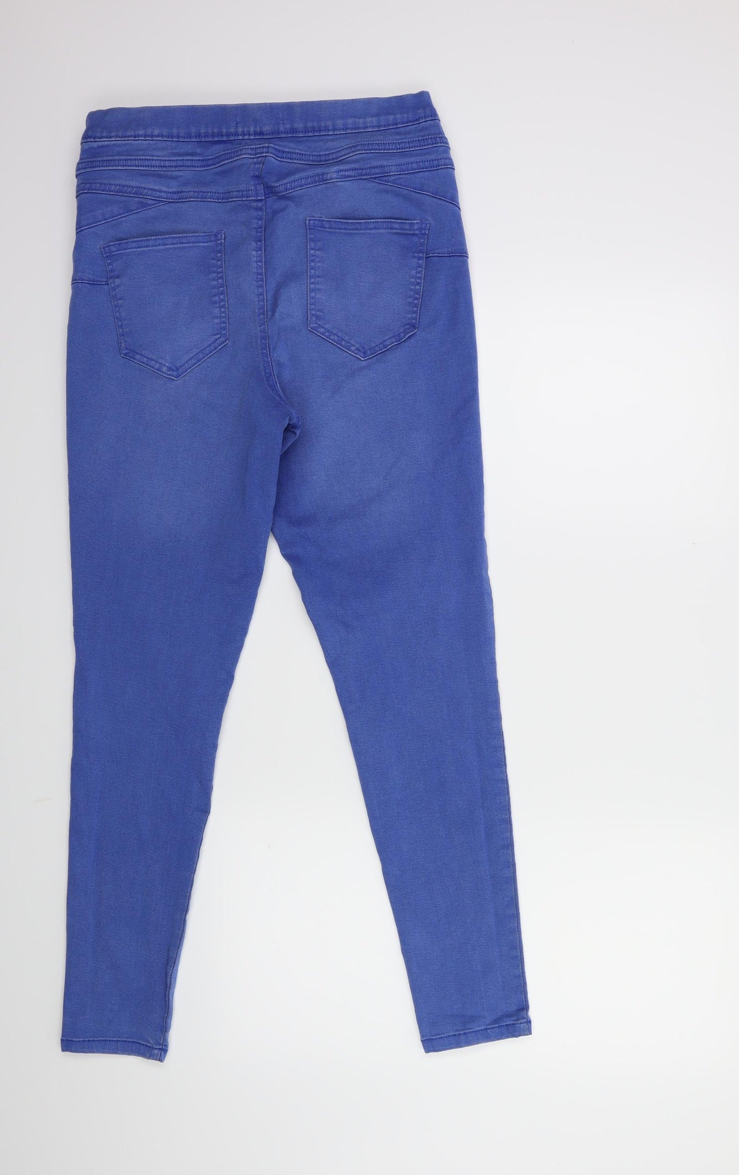 F&F Womens Blue  Denim Jegging Jeans Size 14 L28 in