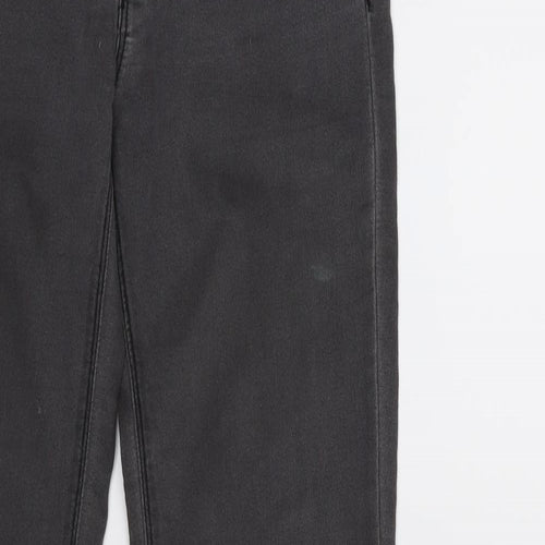 Denim & Co. Womens Grey  Denim Skinny Jeans Size 6 L30 in