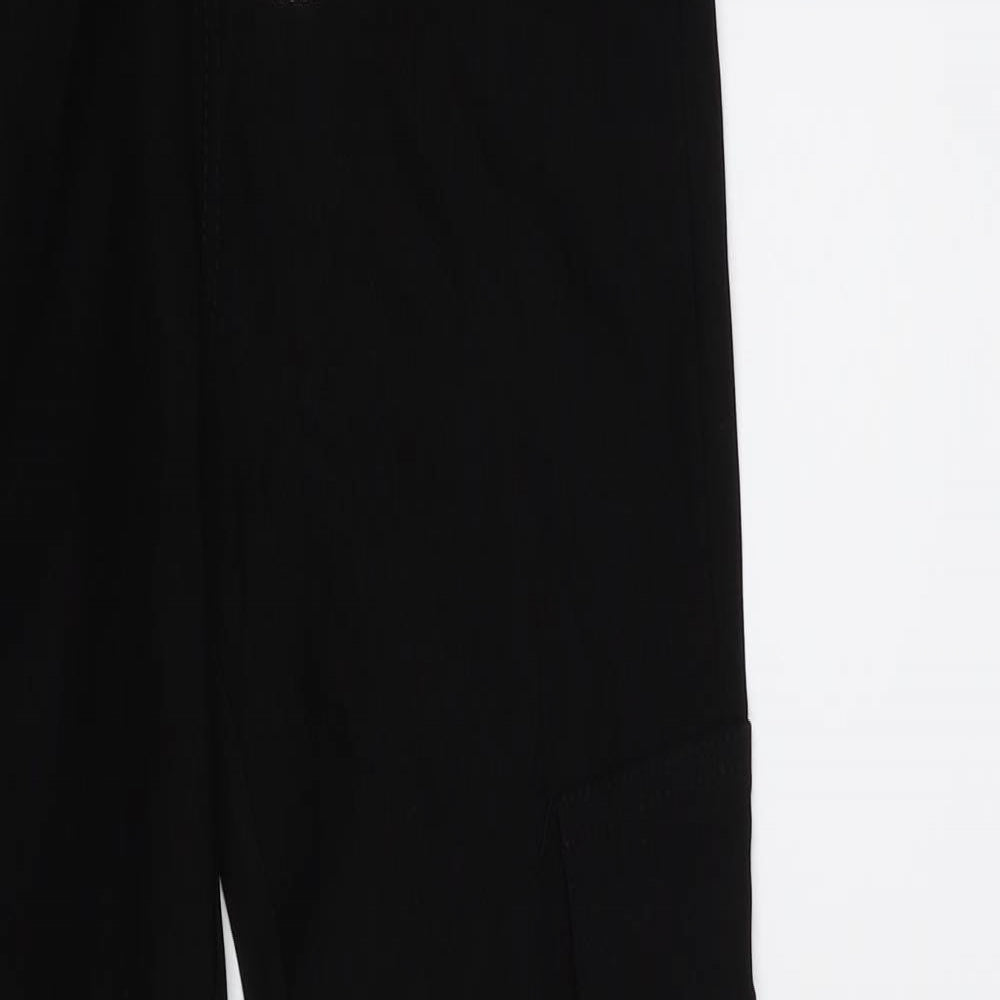 Preworn Womens Black   Trousers  Size 28 in L27 in