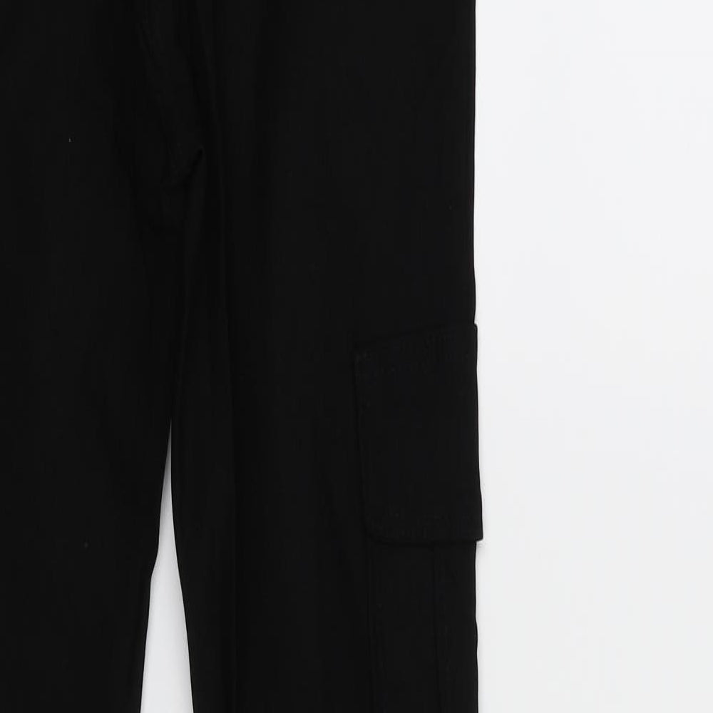 Preworn Womens Black   Trousers  Size 28 in L27 in