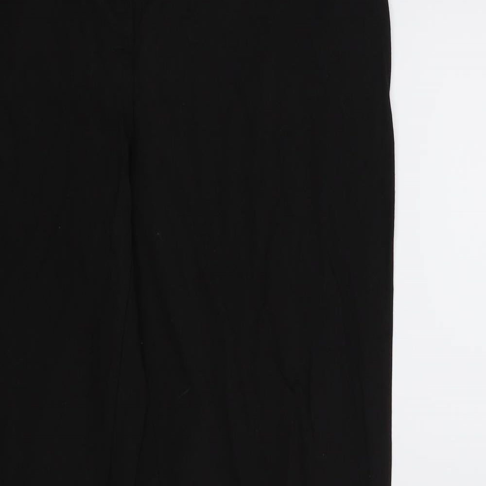 Dorothy Perkins Womens Black   Cropped Trousers Size 8 L25 in