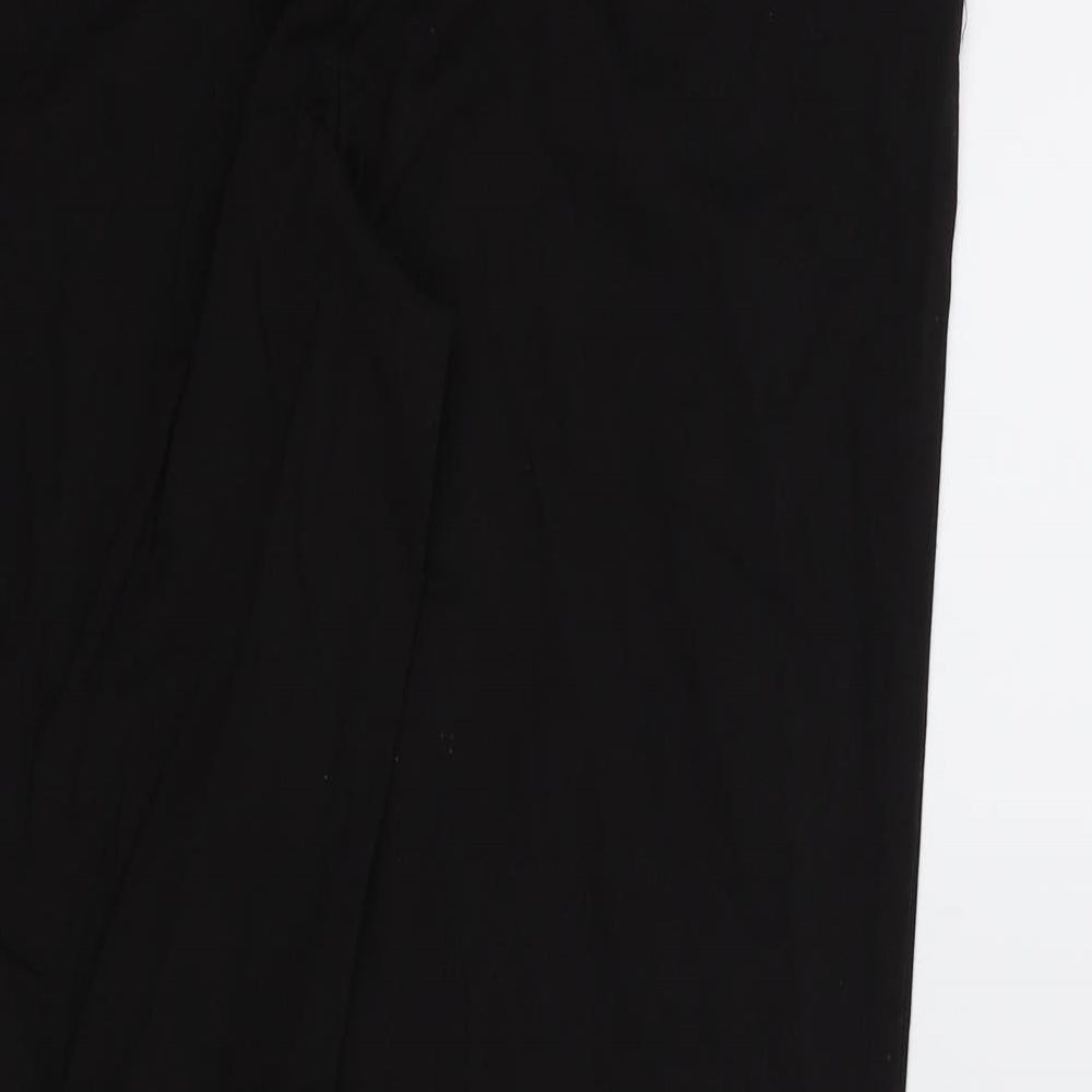 Dorothy Perkins Womens Black   Cropped Trousers Size 8 L25 in