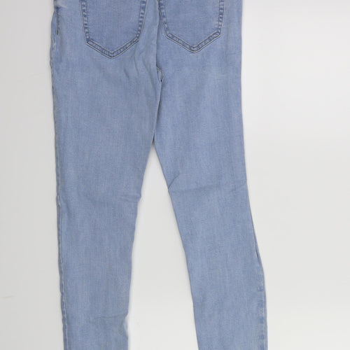 Denim & Co. Womens Blue  Denim Skinny Jeans Size 10 L28 in