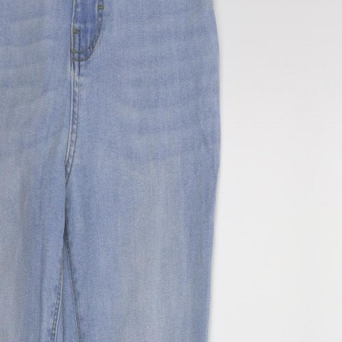 Denim & Co. Womens Blue  Denim Skinny Jeans Size 10 L28 in