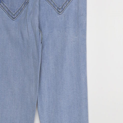 Denim & Co. Womens Blue  Denim Skinny Jeans Size 10 L28 in