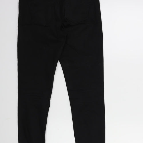 Denim & Co. Womens Black  Denim Skinny Jeans Size 8 L27 in