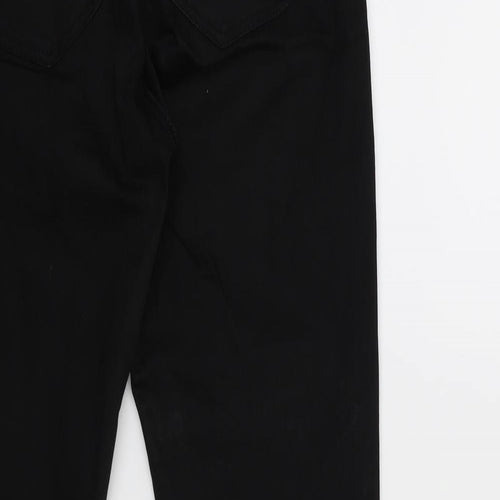 Denim & Co. Womens Black  Denim Skinny Jeans Size 8 L27 in