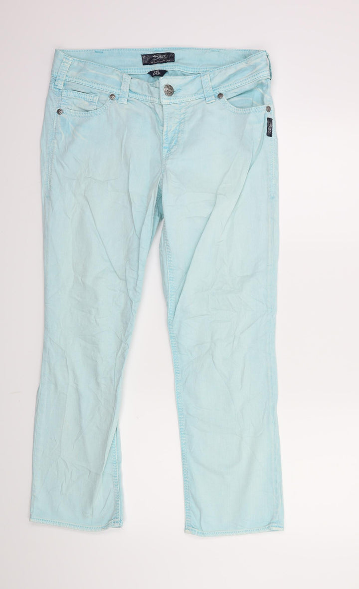 suki capri Womens Blue  Denim Straight Jeans Size 31 in L25 in