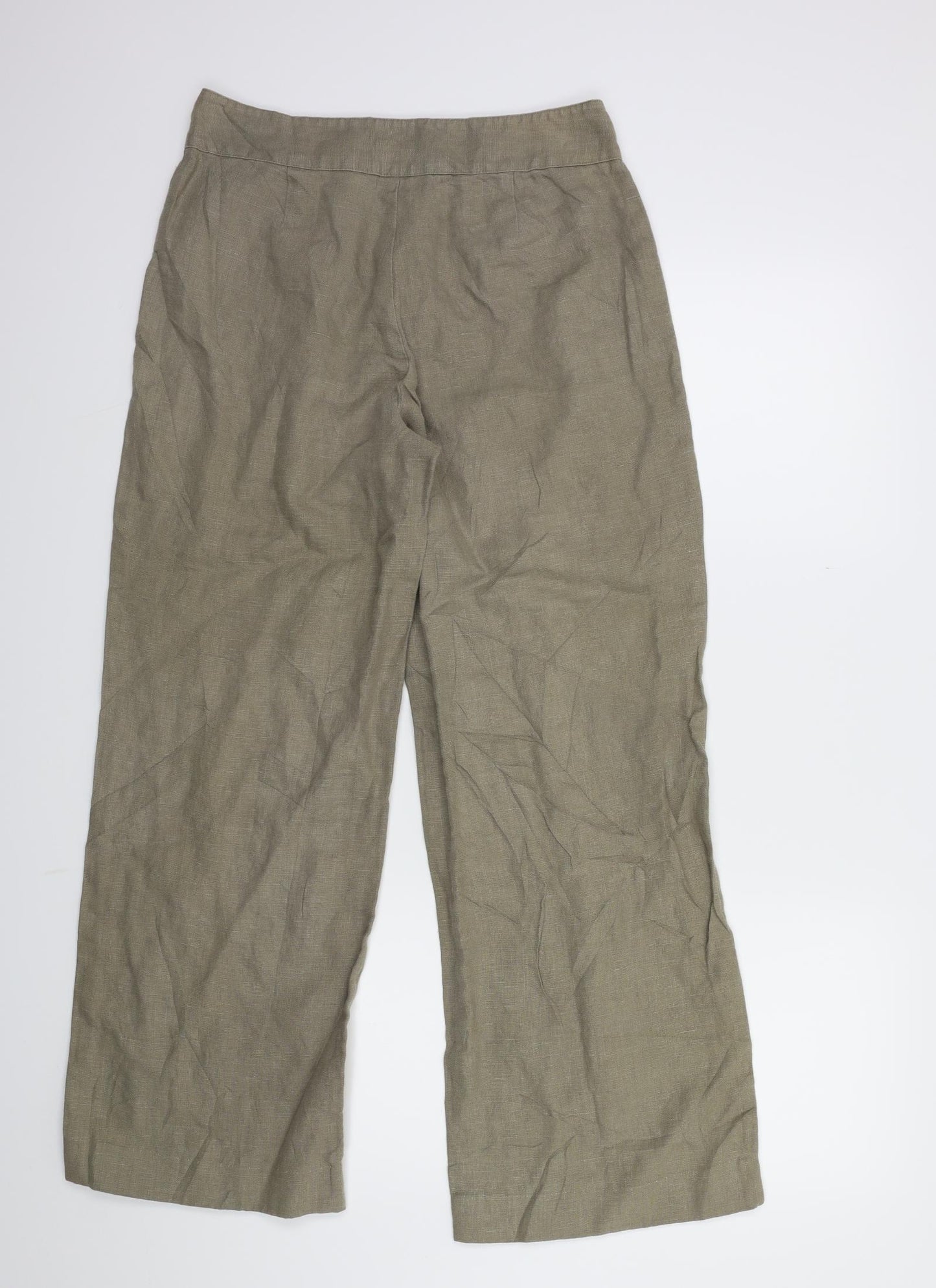 John Lewis Womens Green   Trousers  Size 12 L29 in