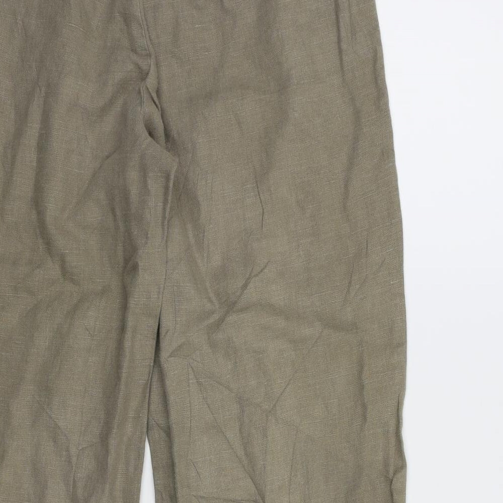 John Lewis Womens Green   Trousers  Size 12 L29 in
