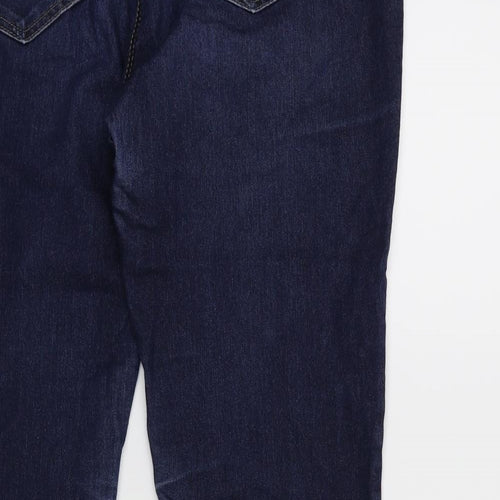Wallis Womens Blue  Denim Straight Jeans Size 14 L29 in