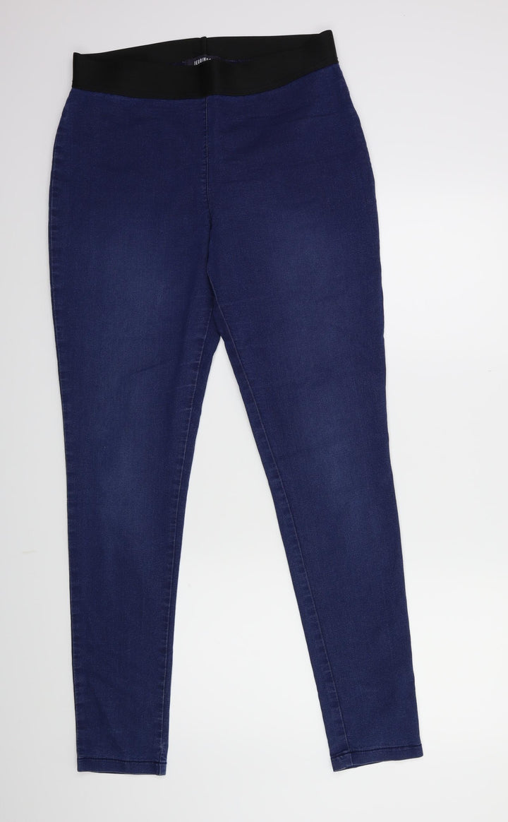 Preworn Womens Blue  Denim Jegging Jeans Size 30 in L31 in