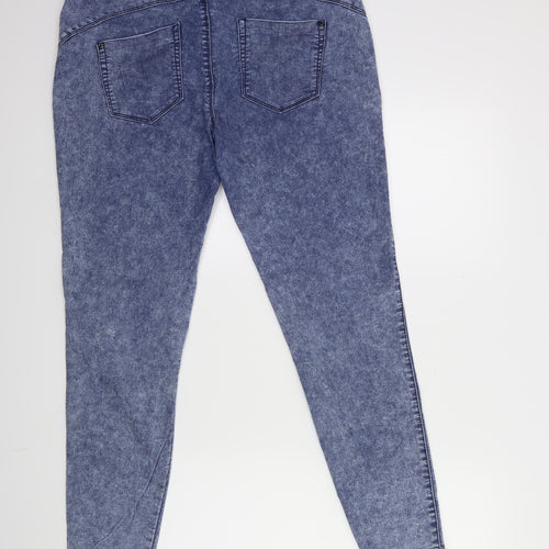 Denim & Co. Womens Blue  Denim Skinny Jeans Size 16 L27 in
