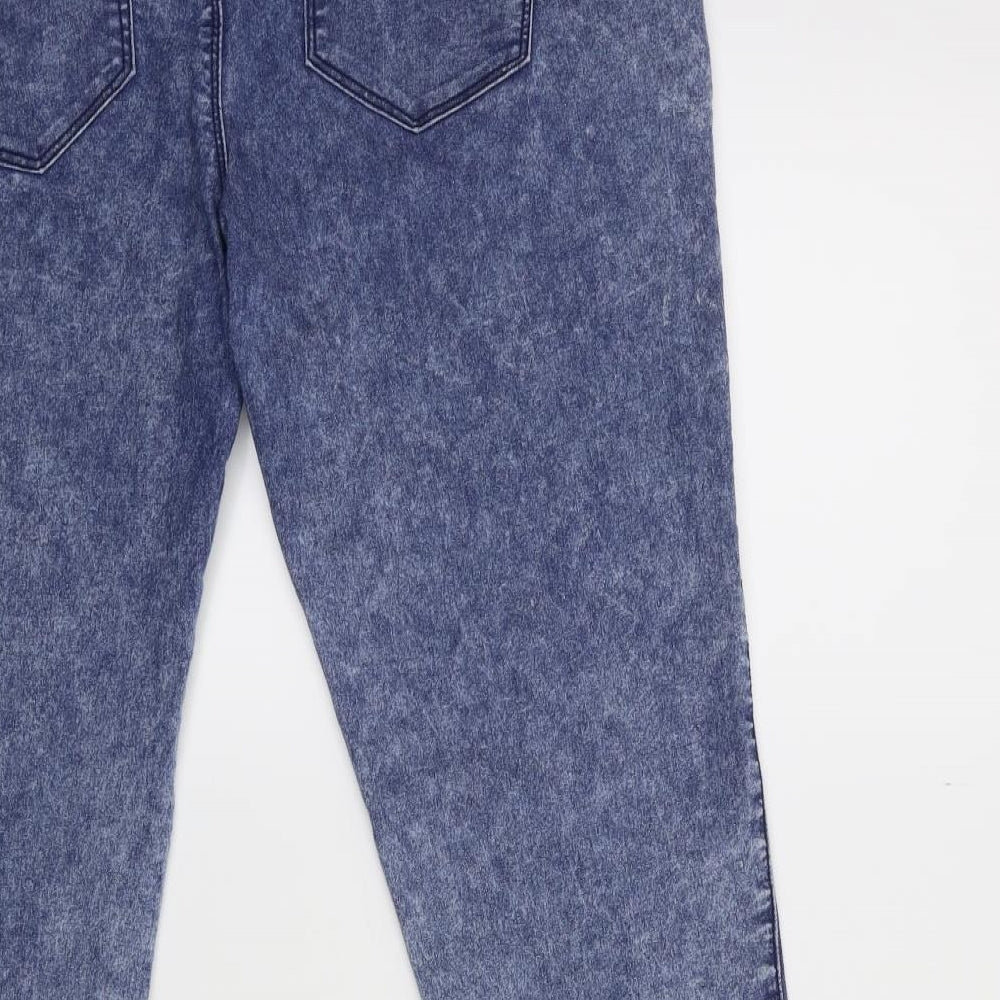 Denim & Co. Womens Blue  Denim Skinny Jeans Size 16 L27 in