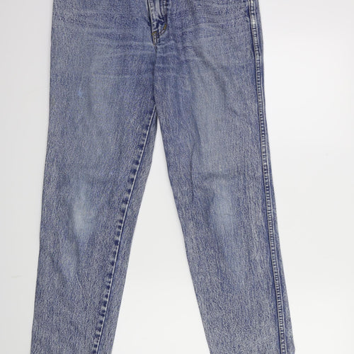 Preworn Womens Blue  Denim Straight Jeans Size 32 in L30 in
