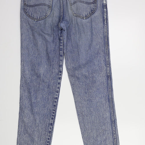 Preworn Womens Blue  Denim Straight Jeans Size 32 in L30 in