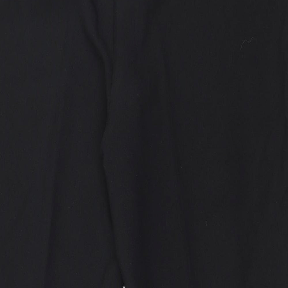 Peacocks Womens Black   Trousers  Size 18 L27 in