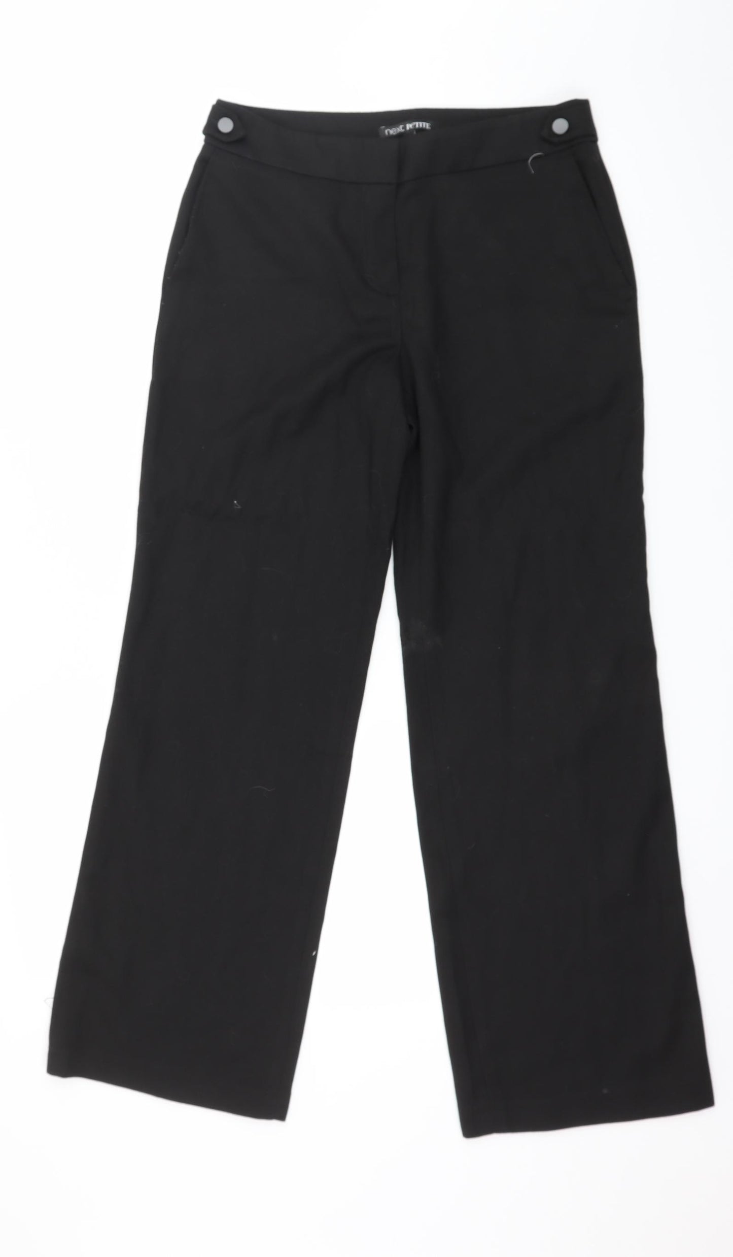 NEXT Womens Black   Trousers  Size 8 L28 in