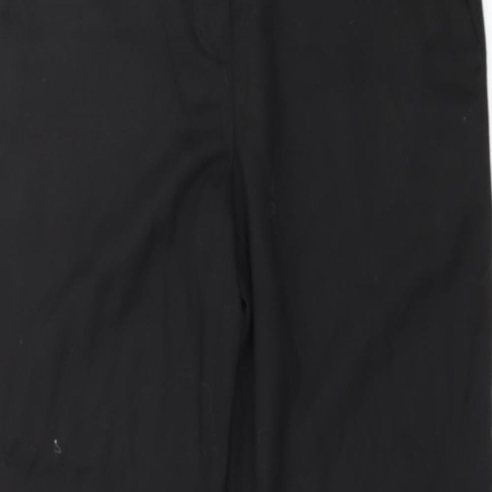 NEXT Womens Black   Trousers  Size 8 L28 in