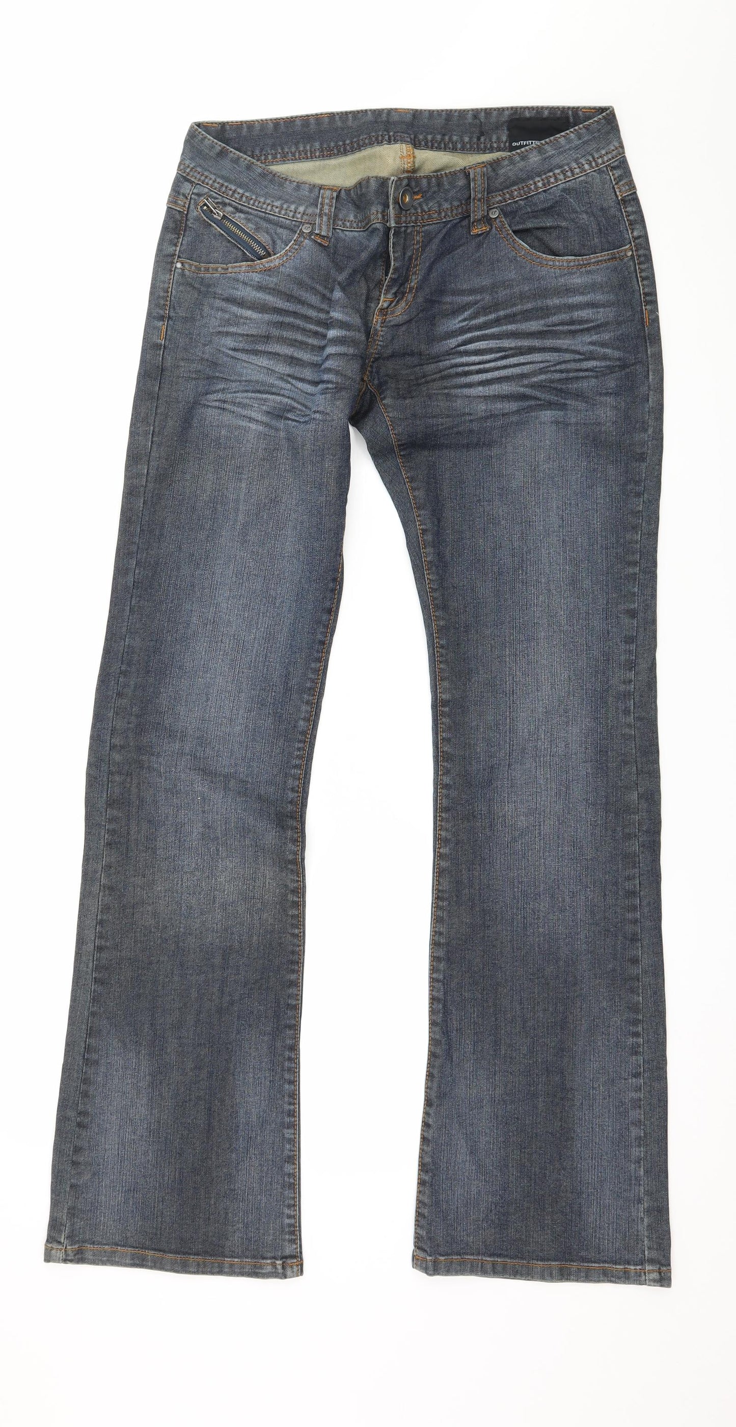 Outfitters Nation Womens Blue  Denim Bootcut Jeans Size 30 in L32 in