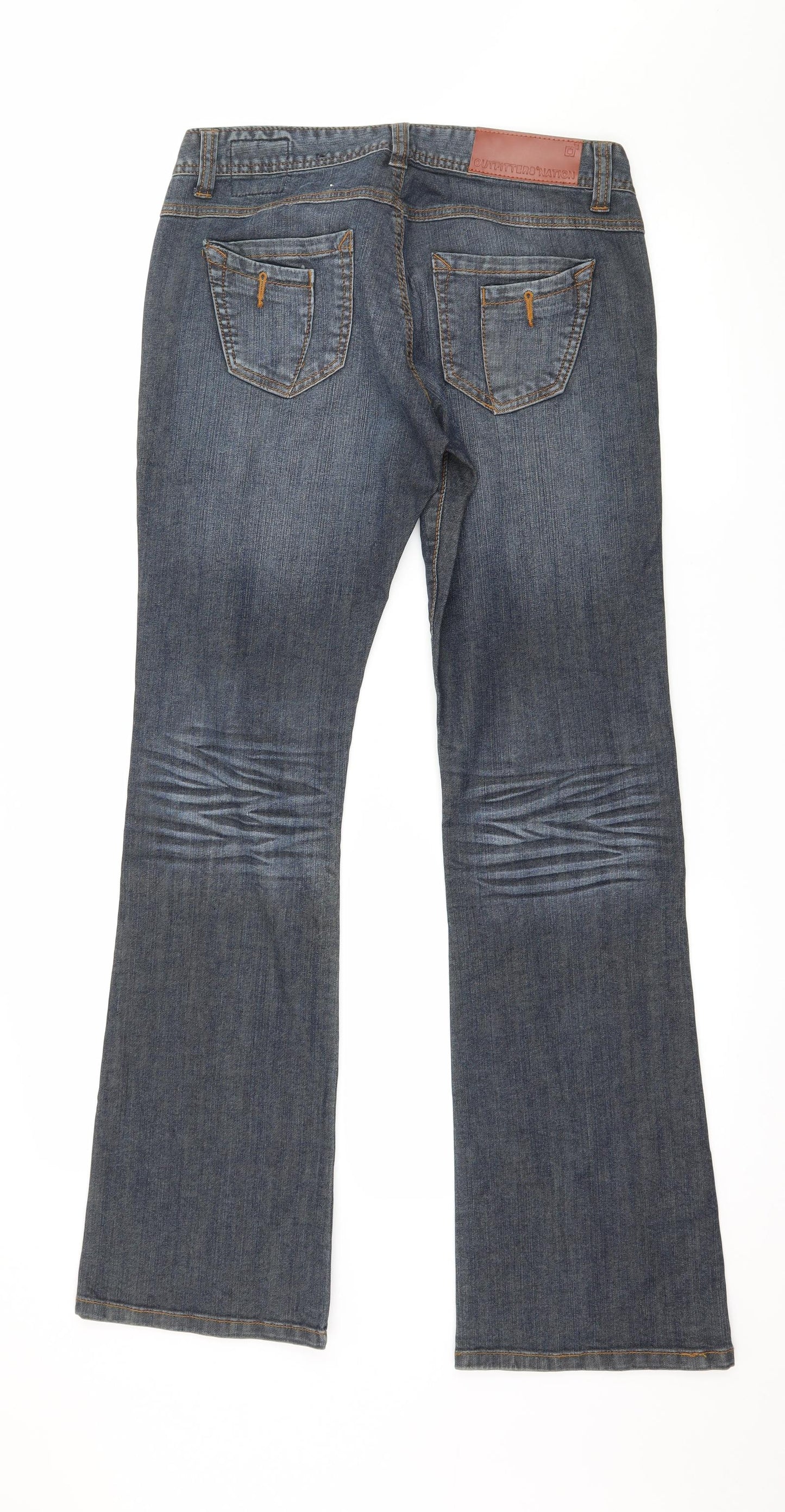 Outfitters Nation Womens Blue  Denim Bootcut Jeans Size 30 in L32 in