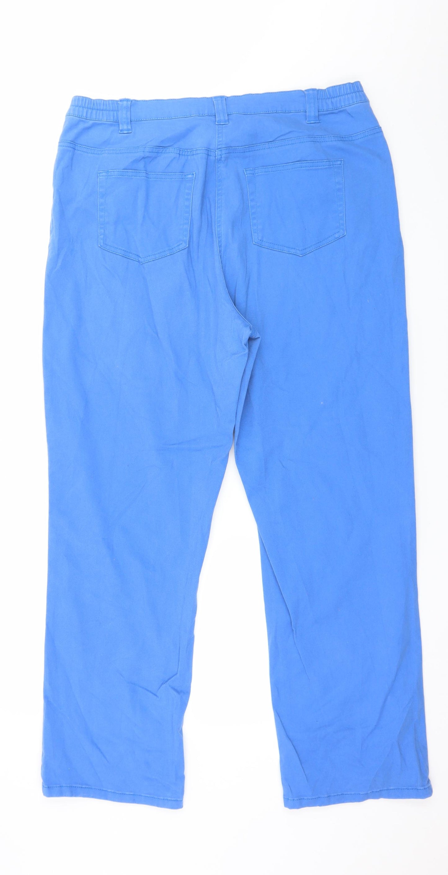 Damart Womens Blue  Denim Straight Jeans Size 16 L28 in