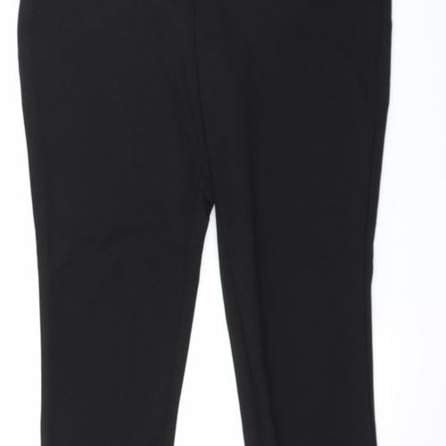 Nine West Womens Black  Jersey Trousers  Size L L28 in