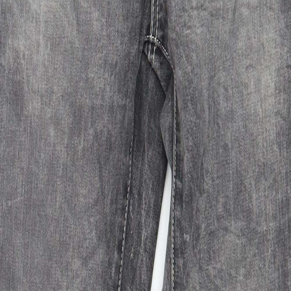 Denim & Co. Womens Grey  Denim Skinny Jeans Size 8 L29 in
