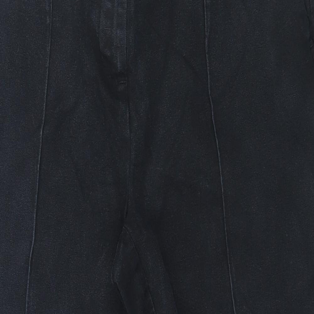 NEXT Womens Black  Denim Cropped Jeans Size 10 L23 in