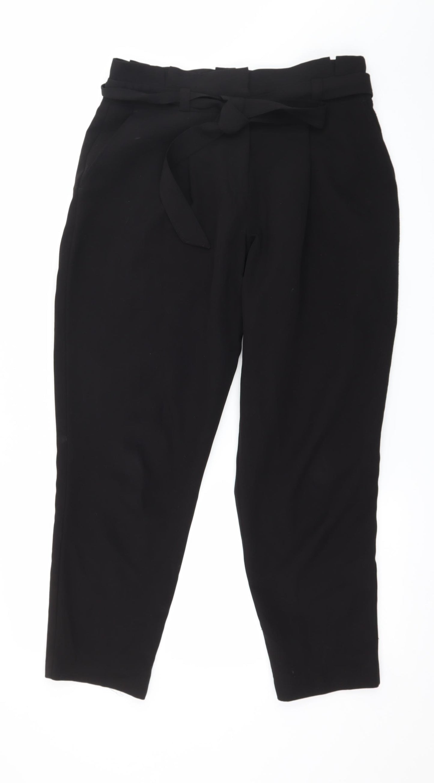NEXT Womens Black   Trousers  Size 10 L27 in