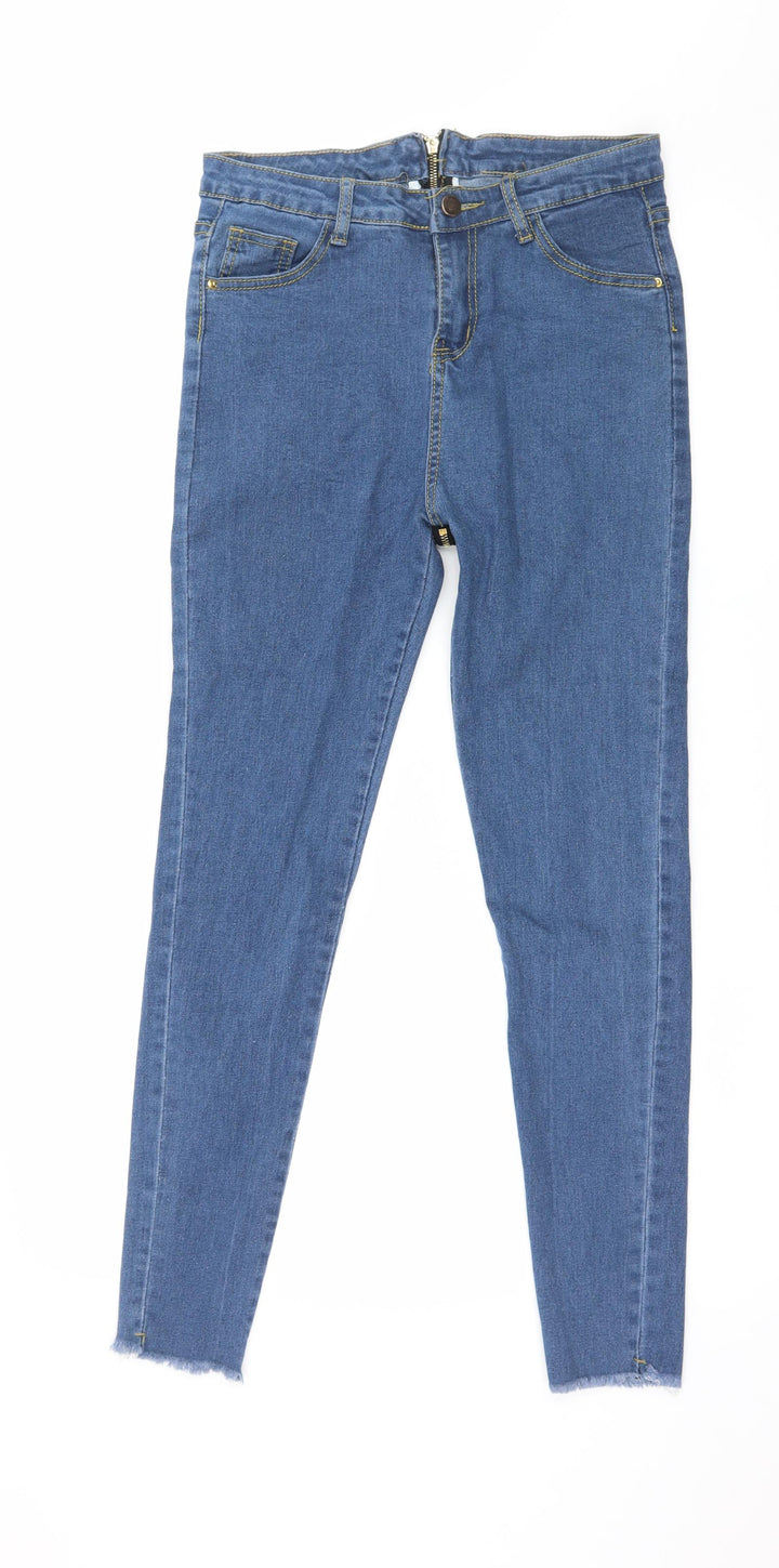 Preworn Womens Blue  Denim Skinny Jeans Size S L28 in