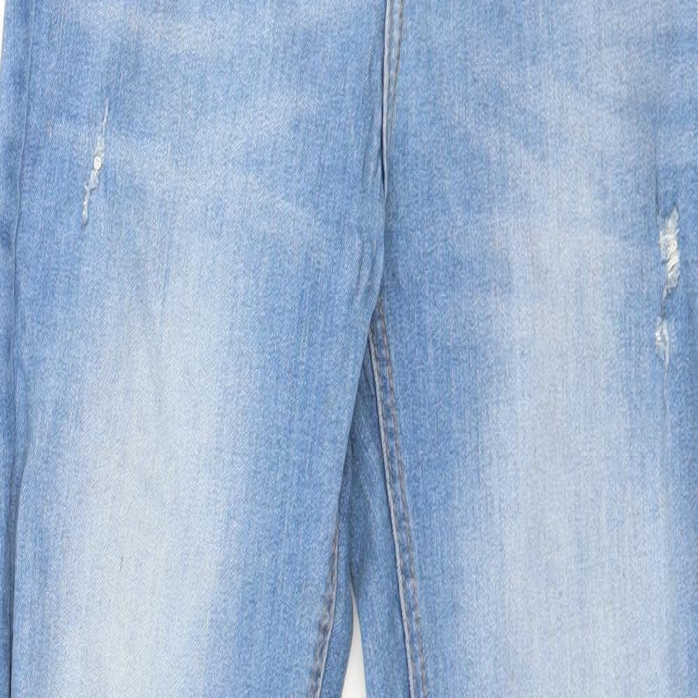 Denim & Co. Womens Blue  Denim Skinny Jeans Size 10 L28 in