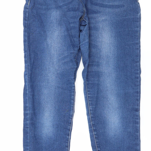 Denim & Co. Womens Blue  Denim Skinny Jeans Size 10 L25 in
