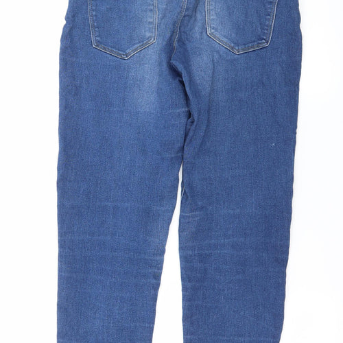 Denim & Co. Womens Blue  Denim Skinny Jeans Size 10 L25 in
