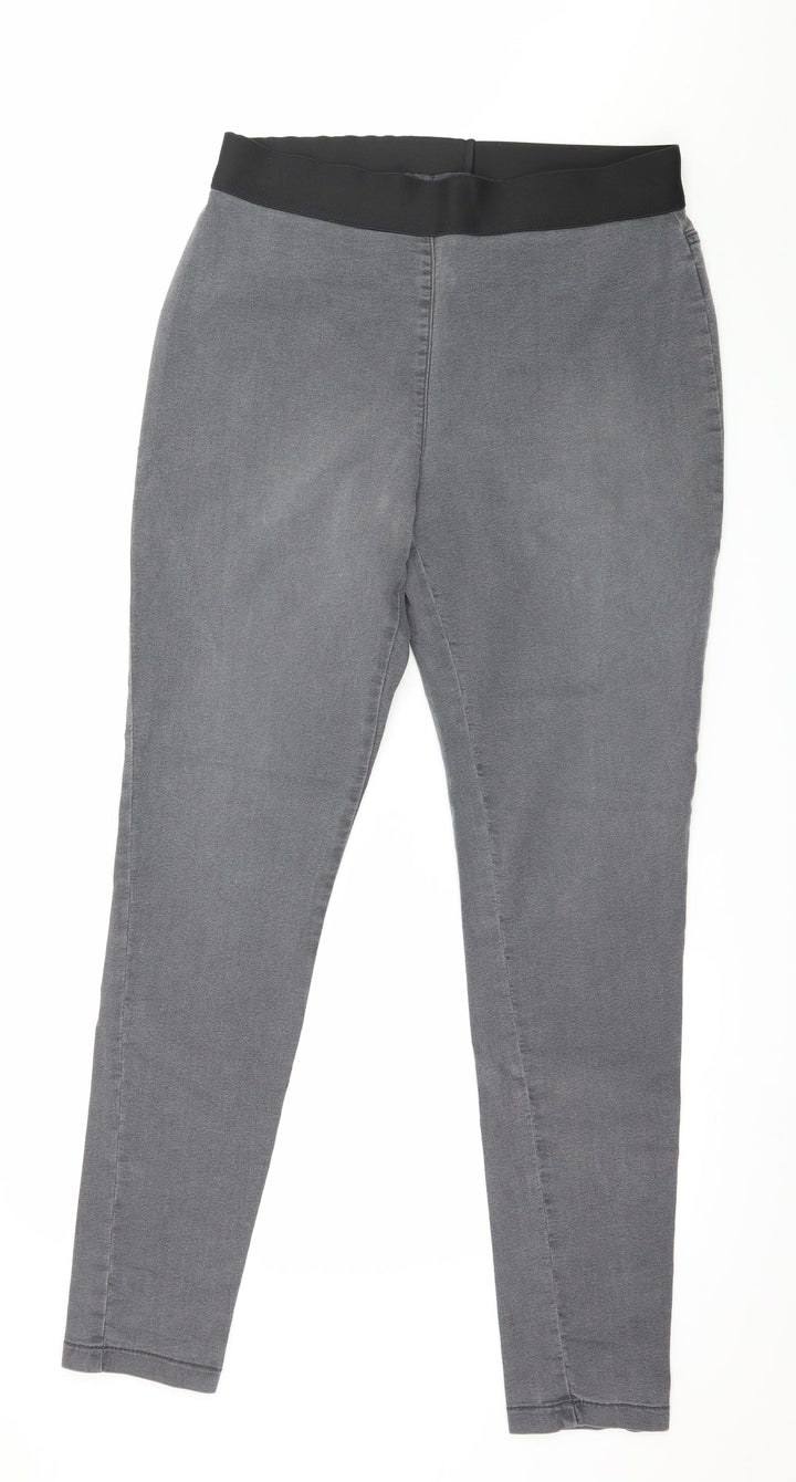 Preworn Womens Grey Denim Jegging Jeans Size 34 in L31 in