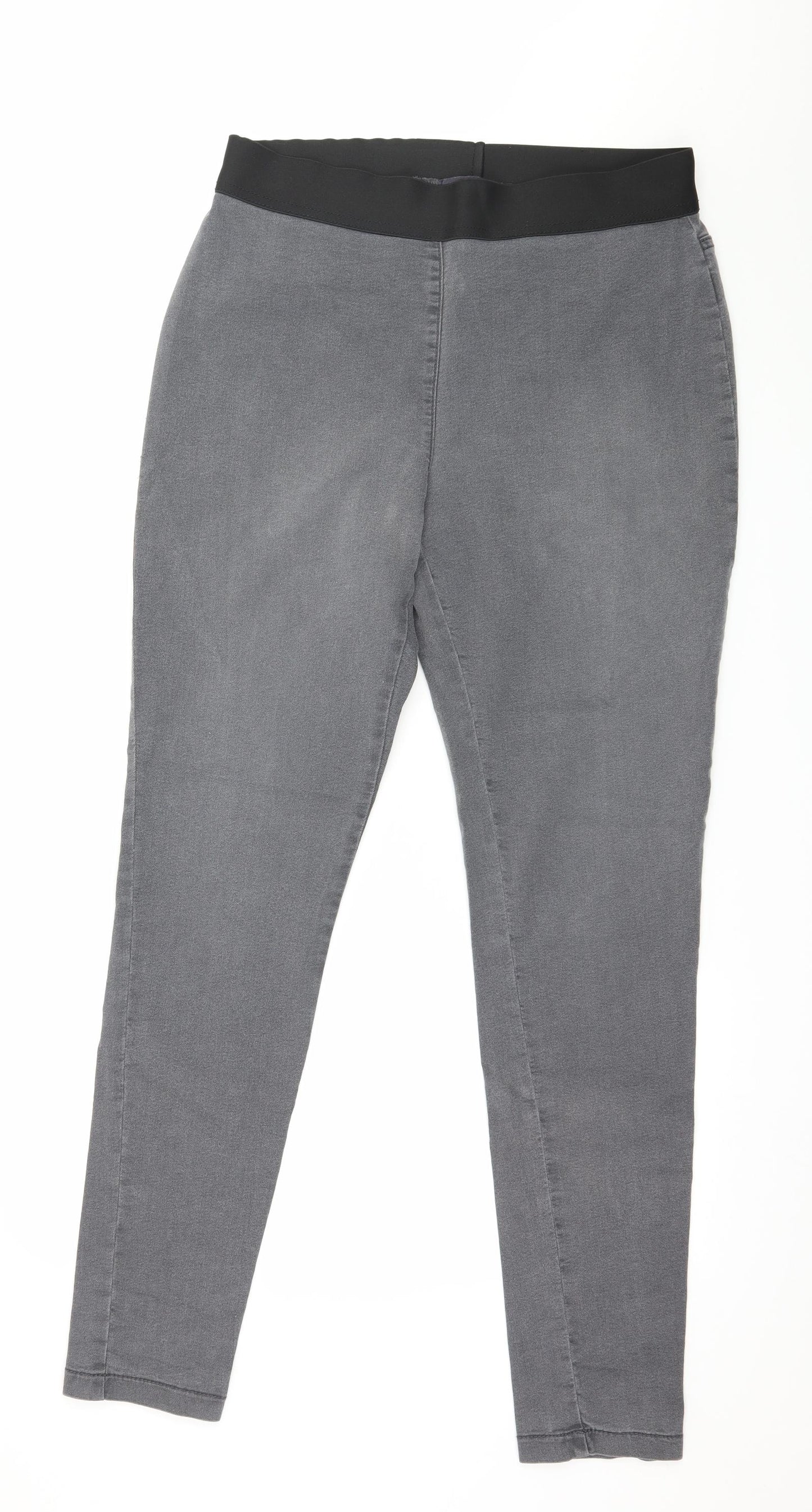 Preworn Womens Grey  Denim Jegging Jeans Size 34 in L31 in