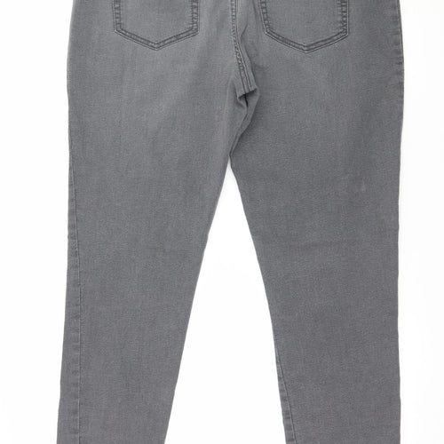 Preworn Womens Grey  Denim Jegging Jeans Size 34 in L31 in