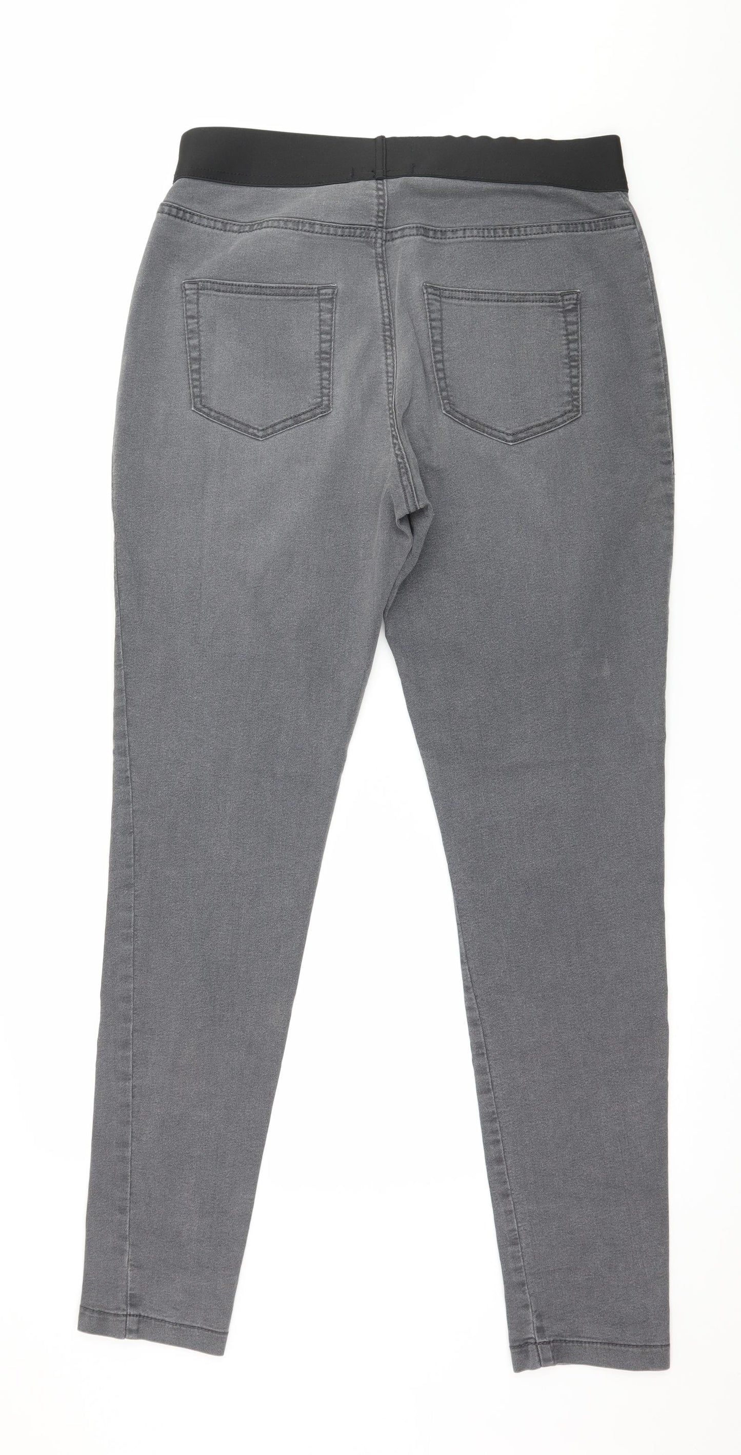 Preworn Womens Grey  Denim Jegging Jeans Size 34 in L31 in