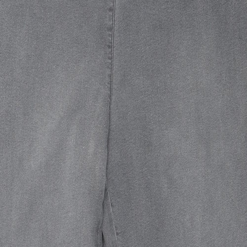 Preworn Womens Grey  Denim Jegging Jeans Size 34 in L31 in