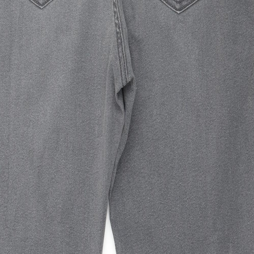 Preworn Womens Grey  Denim Jegging Jeans Size 34 in L31 in