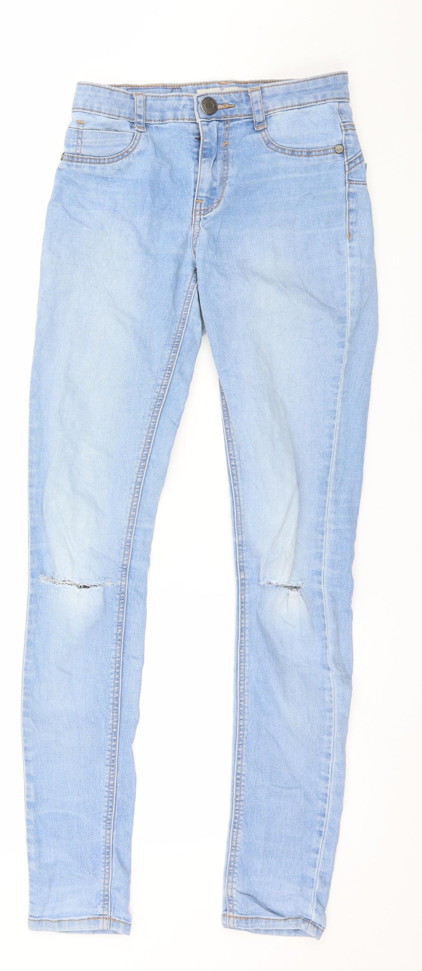 Clockhouse Womens Blue  Denim Skinny Jeans Size 4 L29 in