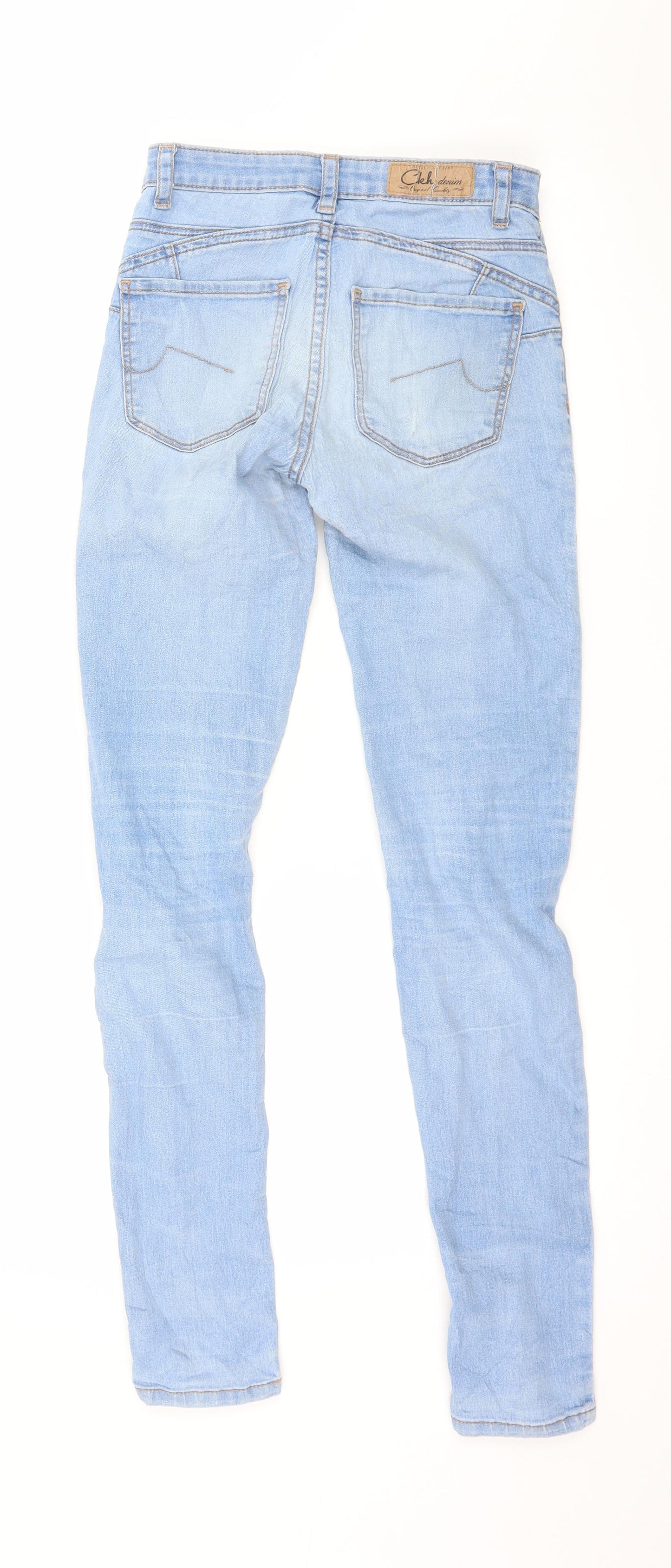 Clockhouse Womens Blue  Denim Skinny Jeans Size 4 L29 in