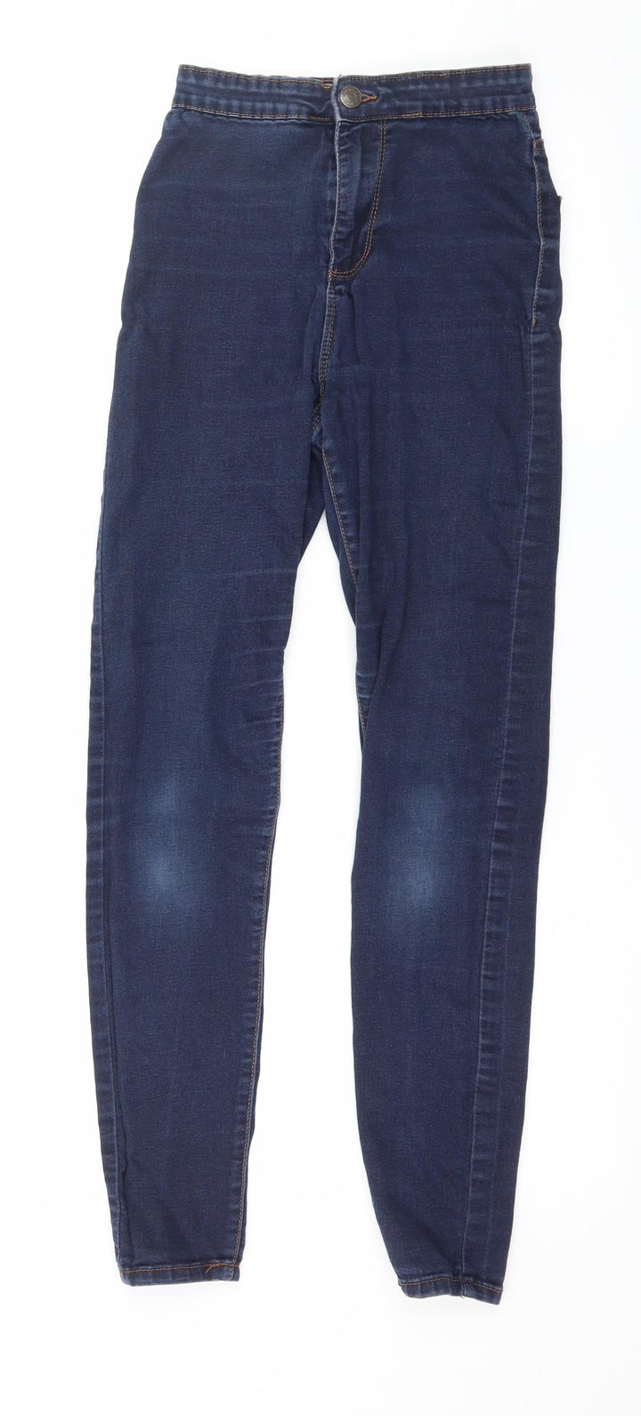 Denim & Co. Womens Blue Denim Skinny Jeans Size 8 L27 in