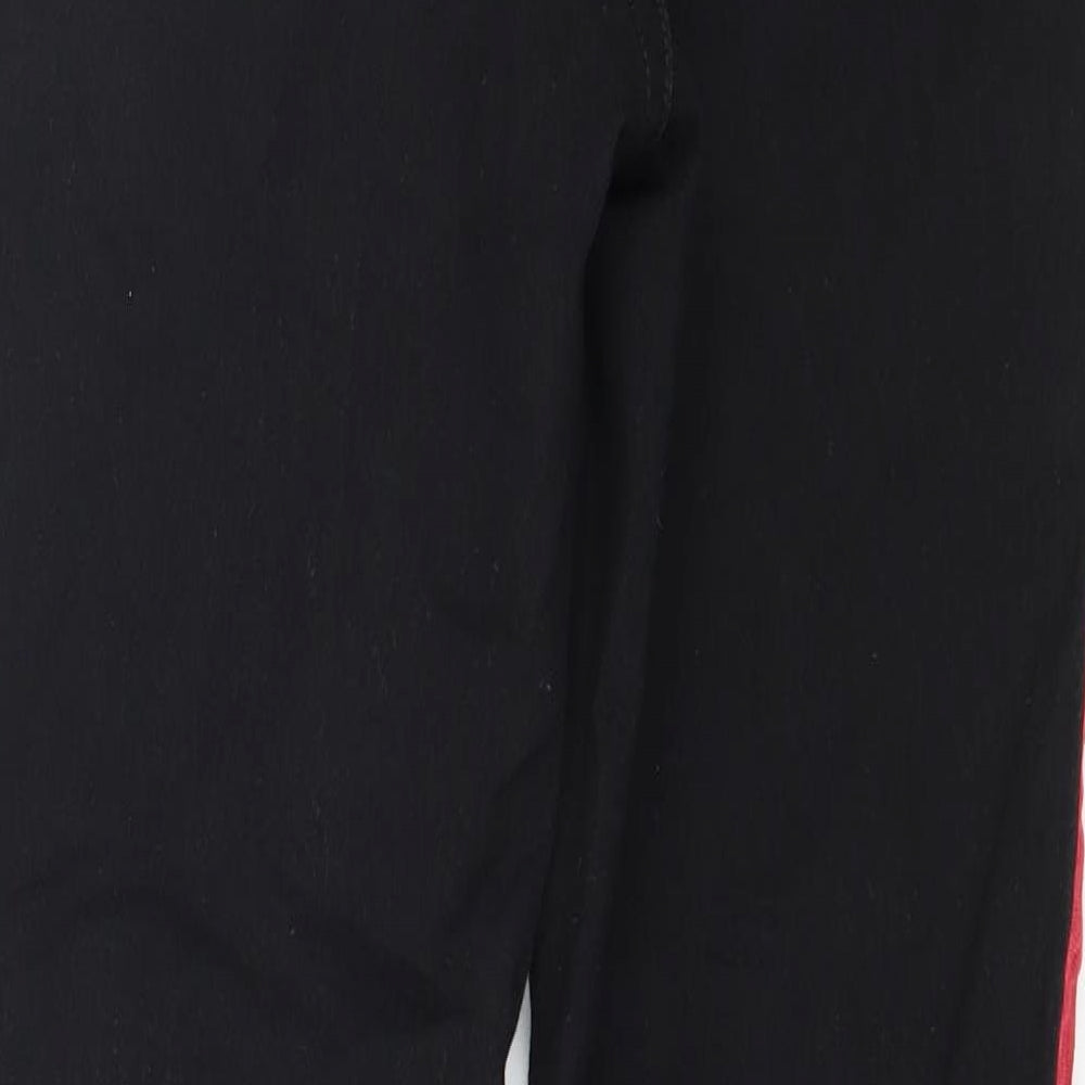 Divided by H&M Womens Black Striped Denim Skinny Jeans Size 8 L28 in