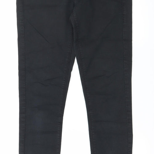 Topshop Womens Black  Denim Skinny Jeans Size 28 in L28 in